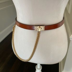 Givenchy A/W 2019 chain leather belt